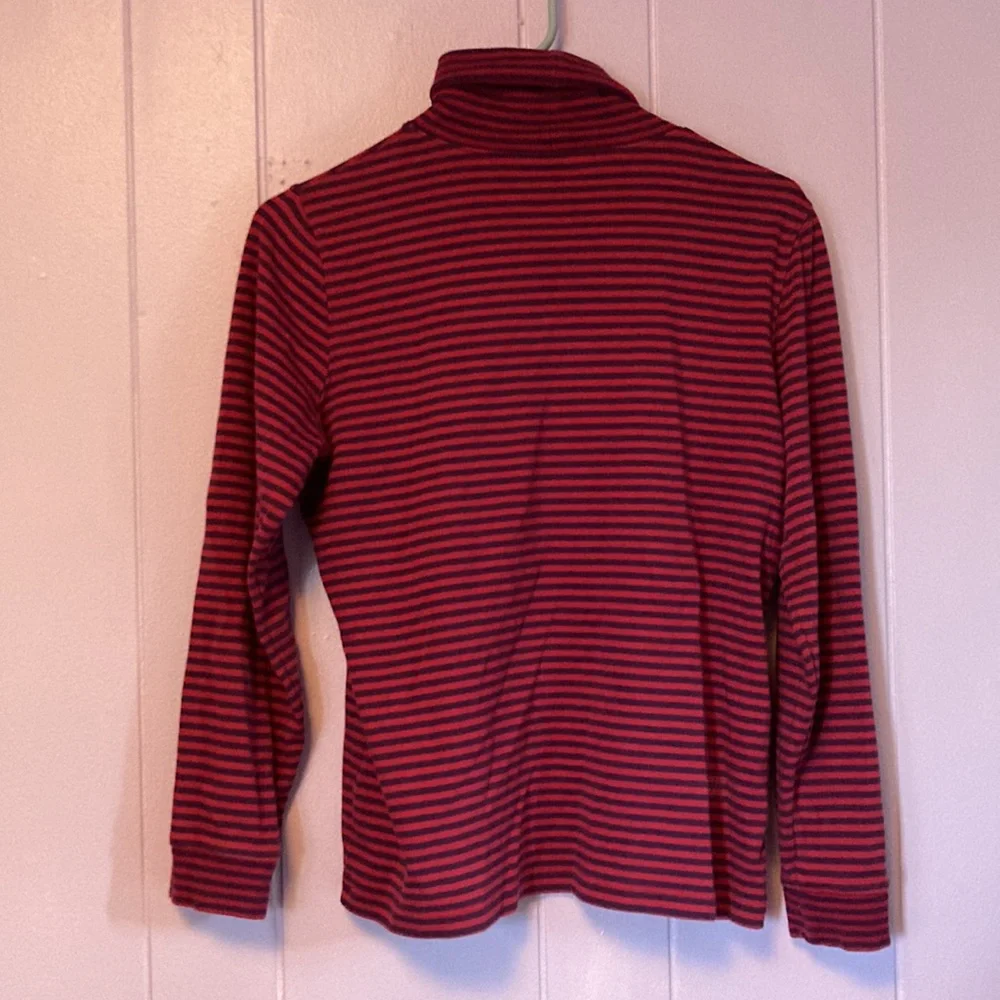 L.L. bean stripes long sleeve W M - Picture 2 of 3